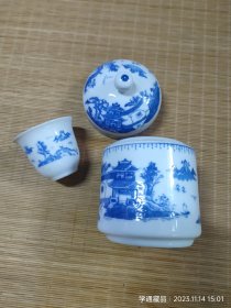 八九十年代手绘烫酒酒壶（壶高12.5CM）