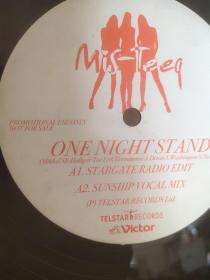 黑胶唱片 ONE NIGHT STAND 一张（没有封套）