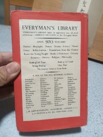 1940年，英文原版，人人文库版本，everyman's library，精装带书衣，the small house at allington