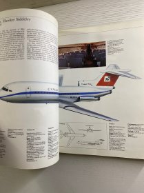 The IllustrAted Encyclopedia of Commercial Aircraft 商用飞机图解百科全书（1980年英文版）8开（精装如图、内页干净）