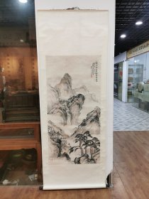 徐企瑜，山水中堂，一幅！
