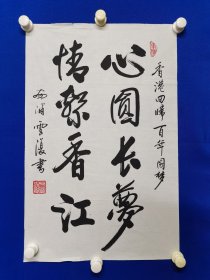 胡云富，字云复，以字行，号南浦，湖南醴陵人，1942年10月16日生于醴陵。中国书法家协会会员，北京师范大学书法协会副主席，国家老年大学及北京师范大学老年大学书法课程教授，河南黄河碑林艺术顾问。胡云富，字云复，以字行，号南浦，书法 一幅 尺寸68.5————45厘米