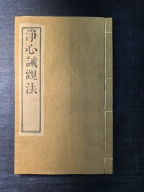 净心诫观法 唐 终南山沙门释道宣撰 民国八年 北京刻经处 24.2x15.1厘米