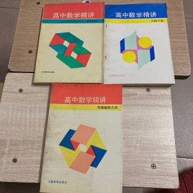 高中数学精讲 立体几何 平面解析几何 代数下册 三本合售