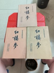 中国古典文学读本丛书：红楼梦 （上中下）1988年3月北京第2次印刷，刘旦宅彩色插图