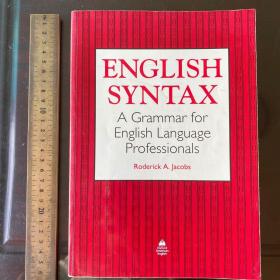 English syntax a grammar for English professionals teacher students guide handbook comprehensive 英文原版