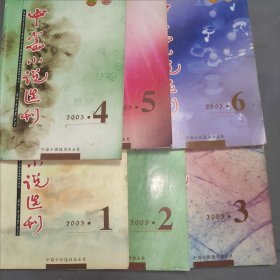 中篇小说选刊 2003年1一6期，6册合售