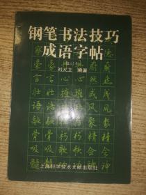 钢笔书法技巧成语字帖 修订本