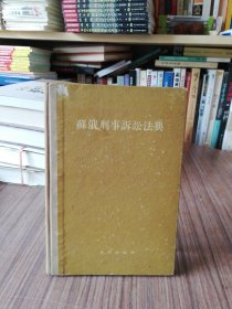 苏俄刑事诉讼法典 精装本（1955年1版1印）