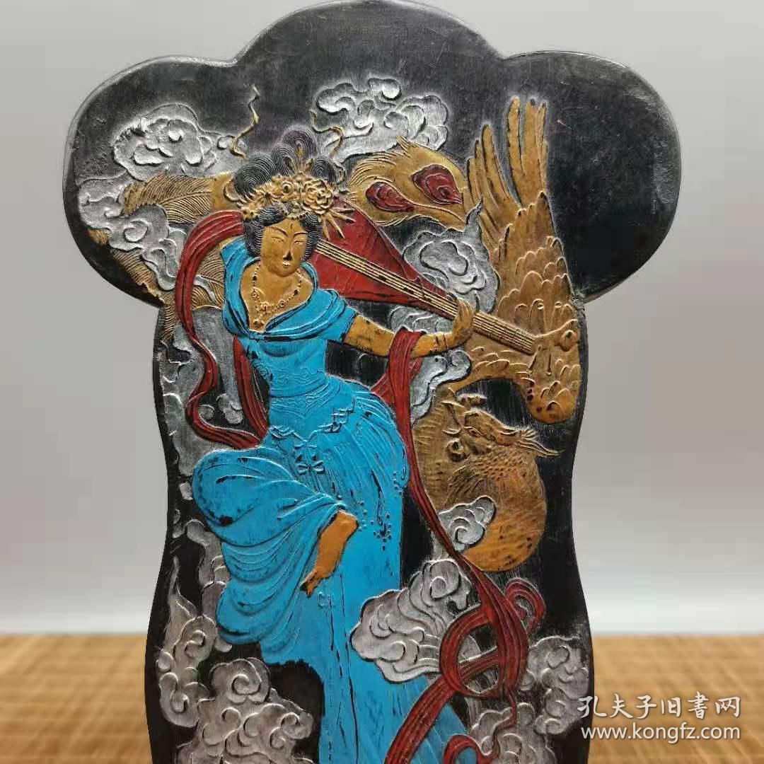 墨锭 琵琶凤来仪 文房四宝摆件
【尺寸】22*13.5*2cm(手工测量略有误差)
【重量】567.5g