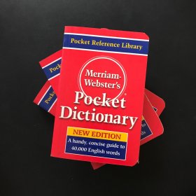 Merriam-webster's Pocket Dictionary（麦林韦氏袖珍词典）英文