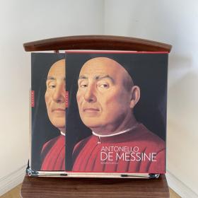 文艺复兴时期意大利南部的大师Antonello de Messina最好的全集 ，他的油画作品对意大利北部，尤其是威尼斯的画家产生了深远的影响 带函套 29 X 3.7×34.5CM  厚重 安托内洛的风格以其意大利简约与弗拉芒绘画对细节的关注而著称。他对意大利绘画产生了巨大影响，不仅通过佛兰德艺术的引入，而且通过佛兰芒绘画的传播。