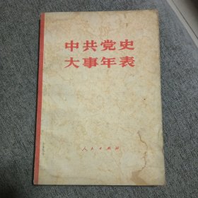 中共党史大事年表
