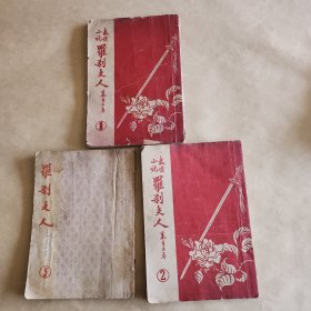 民国版武侠小说(罗刹夫人)1，2，5合售