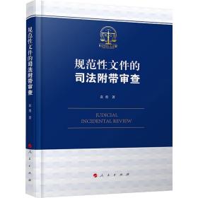 规范文件的附带审查 法学理论 袁勇