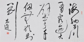 言恭达 书法字画四尺横幅03(买家自鉴)