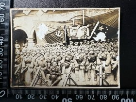 1949年英雄模范合影山海关拍摄-少见