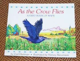 as the crows flies