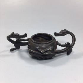 铜笔架 笔洗
品相如图