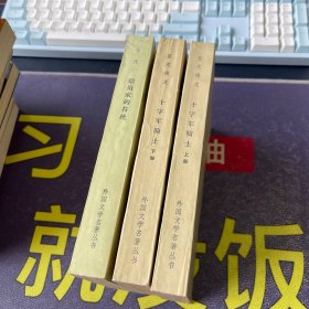 外国文学名著丛书：哈代 德伯家的苔丝网格本、显克微支 十字军骑士 上下册网格本3本合售