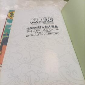 疾风之魂火影大画集（精装，轻微脱胶）