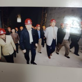 老照片视察水利照片27张原江苏省政协主席黄莉新等