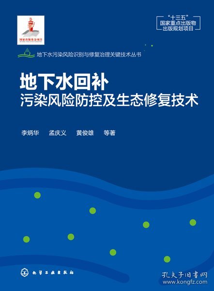 地下水回补污染风险防控及生态修复技术(精)/地下水污染风险识别与修复治理关键技术丛