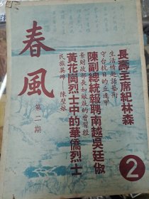 春風 第2期 1963年 香港寄出