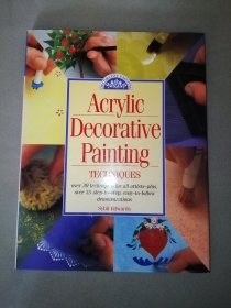 acrylic decorative painting techniques 丙烯画技法 外文原版