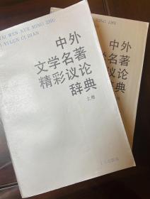 中外文学名著精彩议论辞典