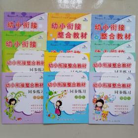 幼小衔接整合教材（识字1，2同步训练1，2+数学1，2同步训练1，2+拼音1，2同步训练1，2）（共计12本合售）