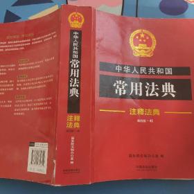 中华人民共和国常用法典·注释法典（新四版 41）