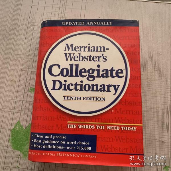 Merriam-Webster's Collegiate Dictionary