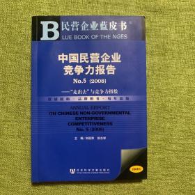 中国民营企业竞争力报告.No.5(2008).“走出去”与竞争力指数