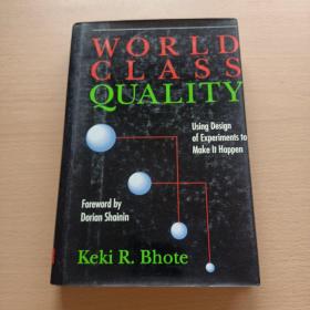 WORLD CLASS  QUALITY   有签名 （精装）