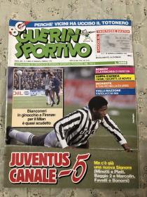 原版足球杂志 意大利体育战报1992 5期