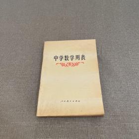 中学数学用表