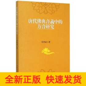 唐代佛典音义中的方音研究