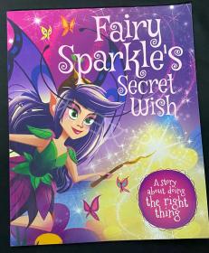 Fairy sparkle‘s secret wish 平装 瑕疵书 儿童英文绘本 原版英文绘本 女孩 七成新