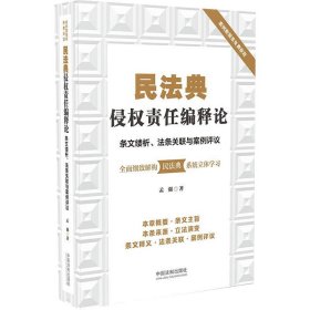 民法典侵权责任编释论：条文缕析、法条关联与案例评议