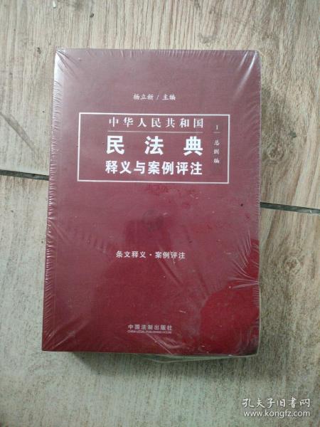 中国民法典释义与案例评注：总则编