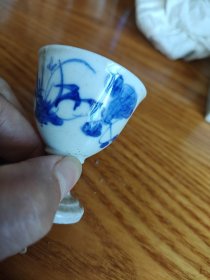 清花洒杯