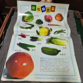 好吃的蔬菜挂图一张