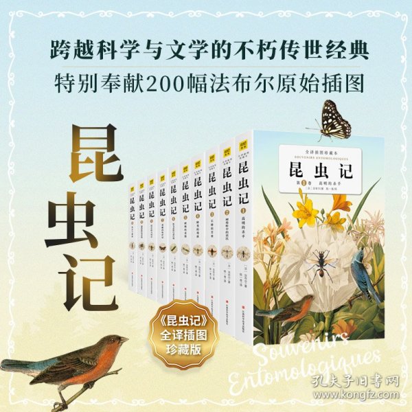 昆虫记 全译插图珍藏本 第一卷：高明的杀手