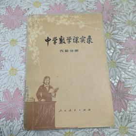 中学数学课实录 代数分册