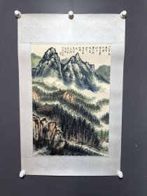 邵洛羊早期山水作品