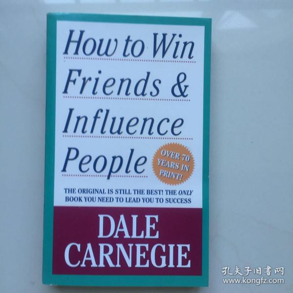 How to Win Friends and Influence People人性的弱点 英文原版