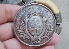 极美法国1890农业奖牌（大银章）