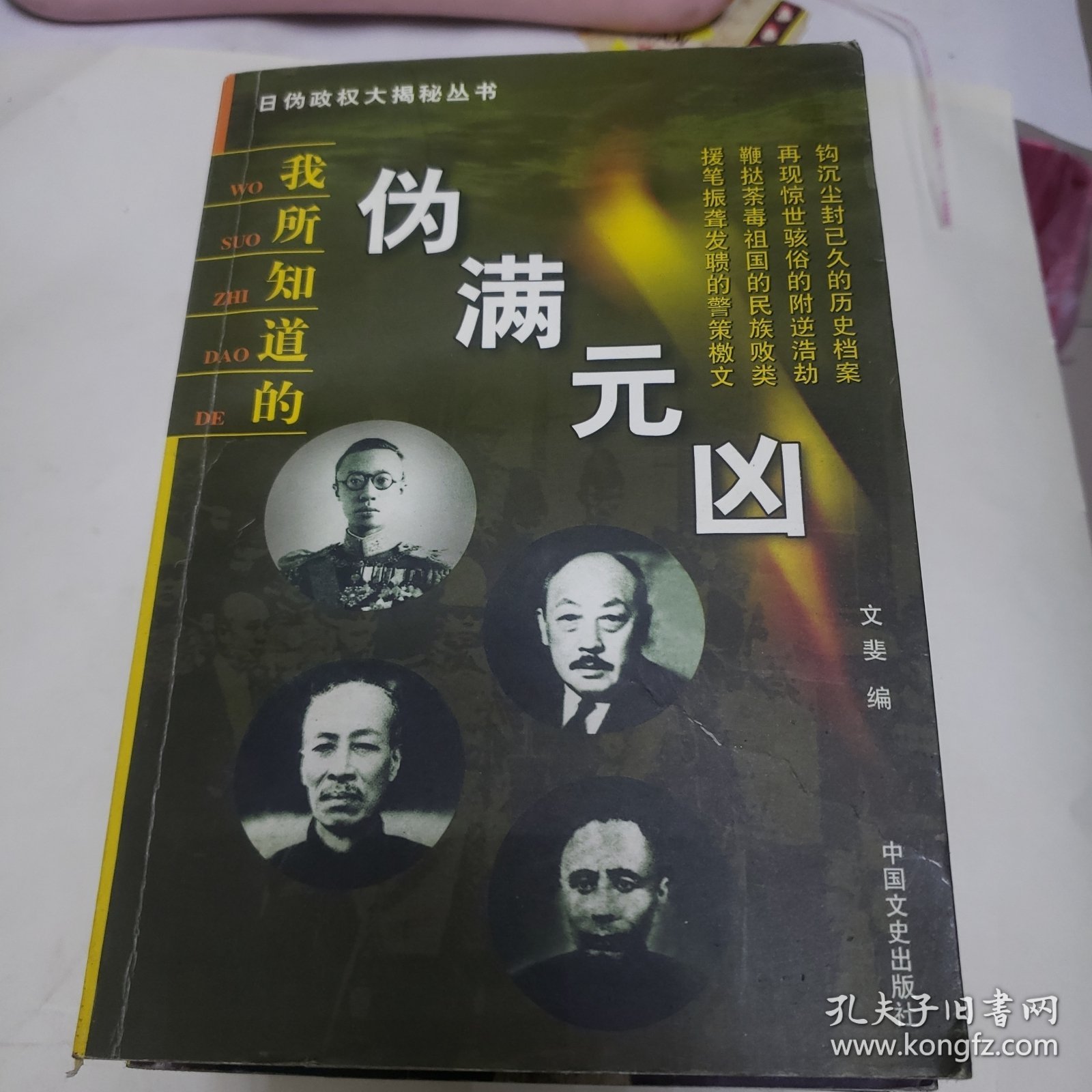 日伪政权大揭秘丛书：我所知道的汪伪政权/伪满元凶/伪蒙疆政权/伪华北政权/汉奸陈公博/汉奸周佛海/汉奸汪精卫和陈璧君（六册合售）