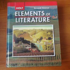 HOLT ELEMENTS OF LITERATURE, SECOND COURSE 【 正版精装 品新实拍 】